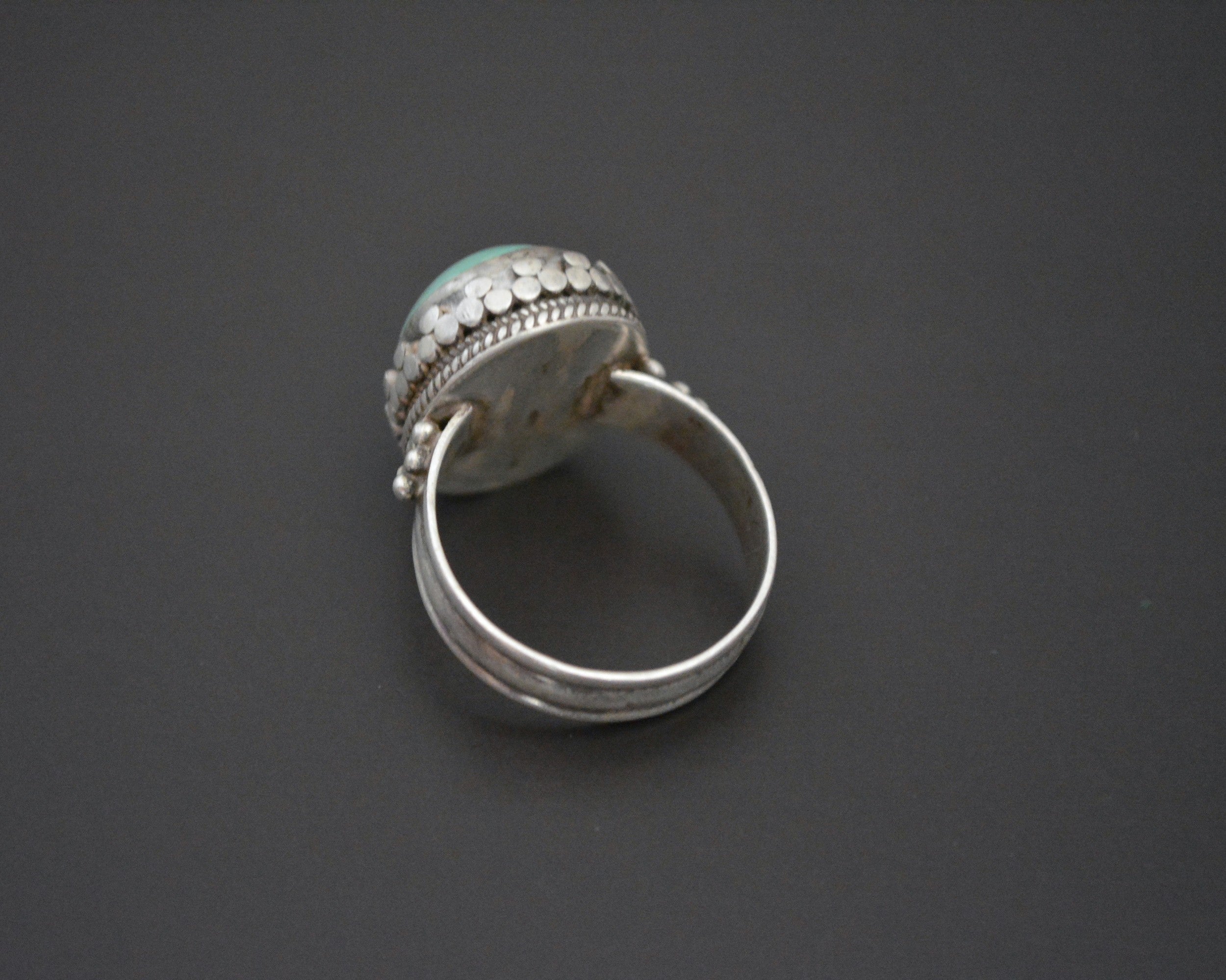 Nepali Turquoise Ring - Size 8.5