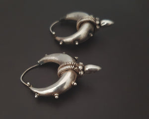 Ethnic Spike Hoop Earrings - SMALL / MEDIUM