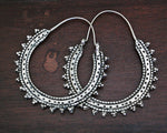 Large Afghani Hoop Earrings
