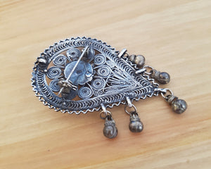Yemeni Filigree Pendant Brooch