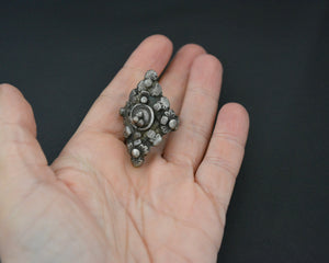 Old Afghani Silver Ring - Size 9