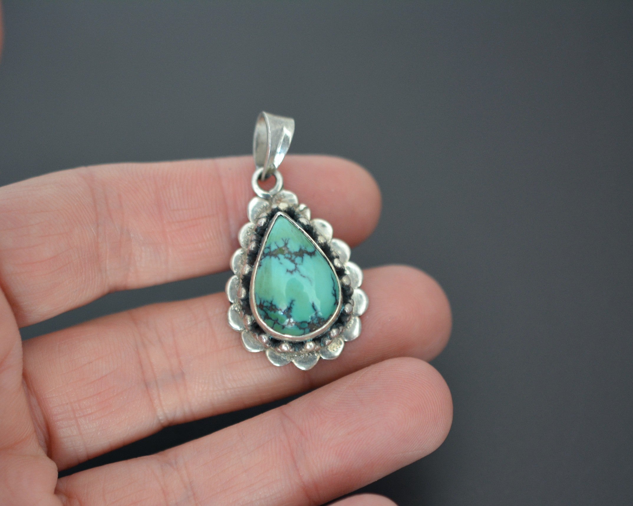 Turquoise Pendant from India