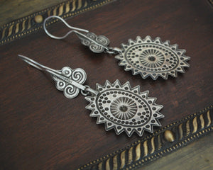 Ethnic Enamel Dangle Earrings