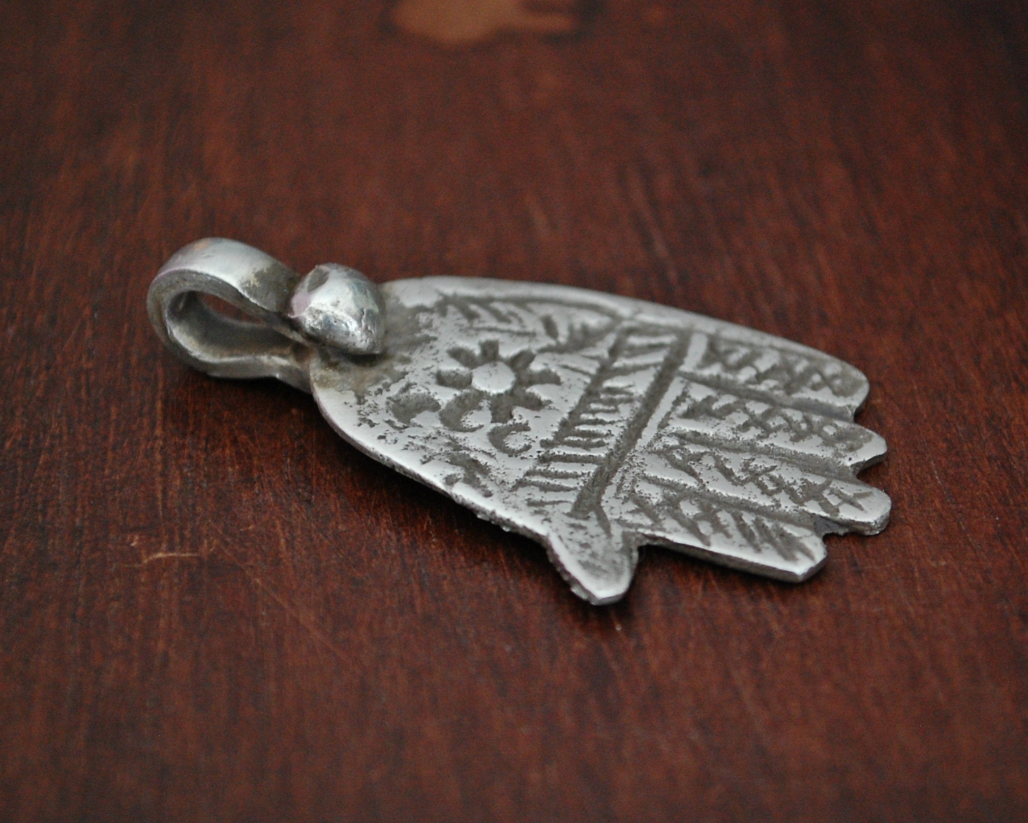 Old Berber Hamsa Pendant