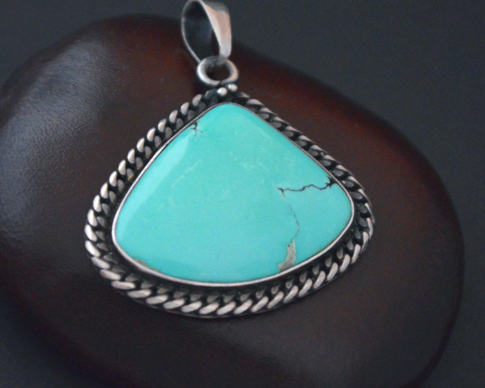 Ethnic Turquoise Pendant