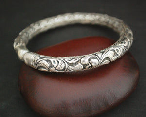 Rajasthani Silver Bangle Bracelet - XS
