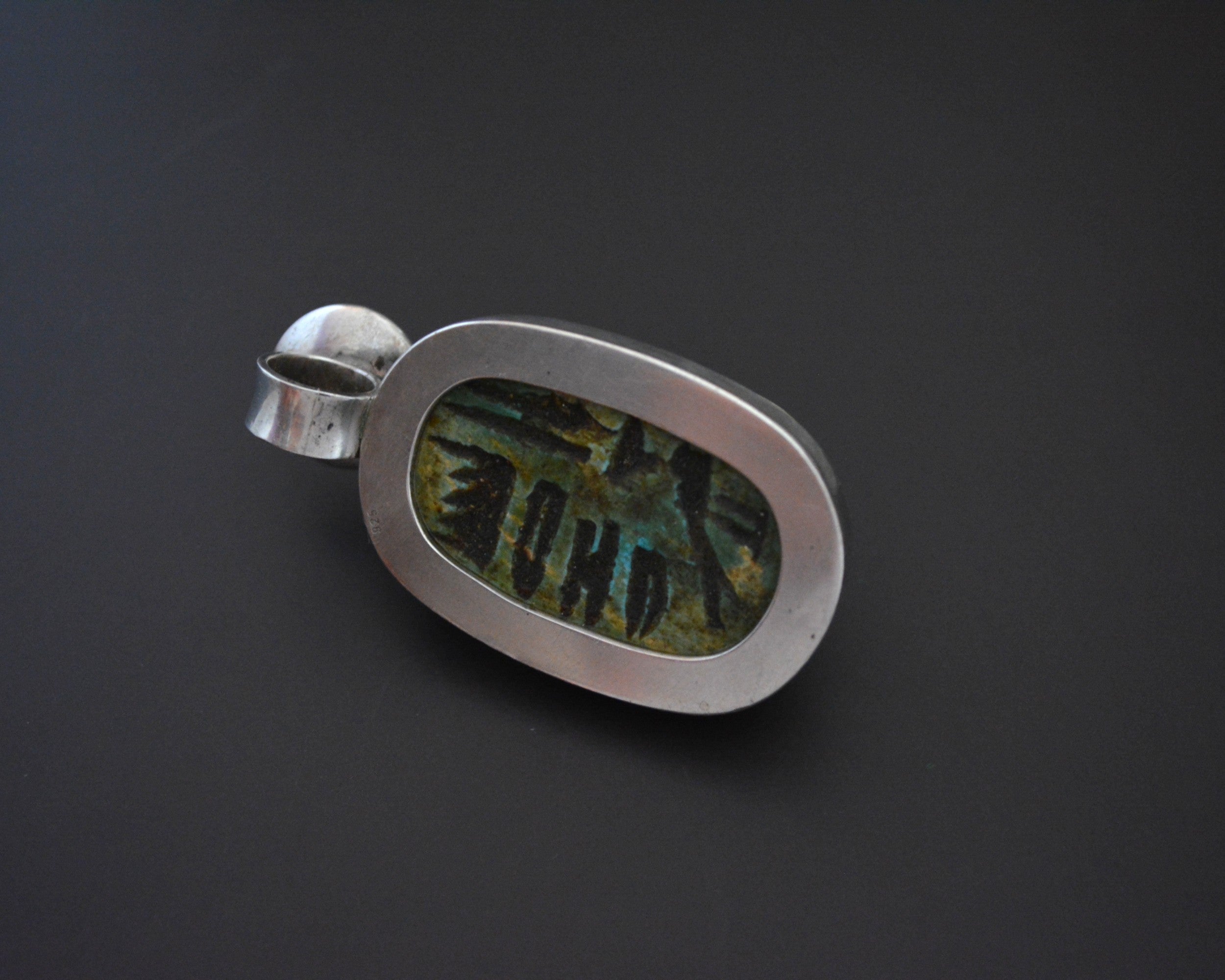 Large Egyptian Scarab Pendant