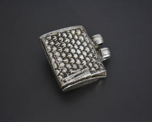Old Indian Silver Box Pendant