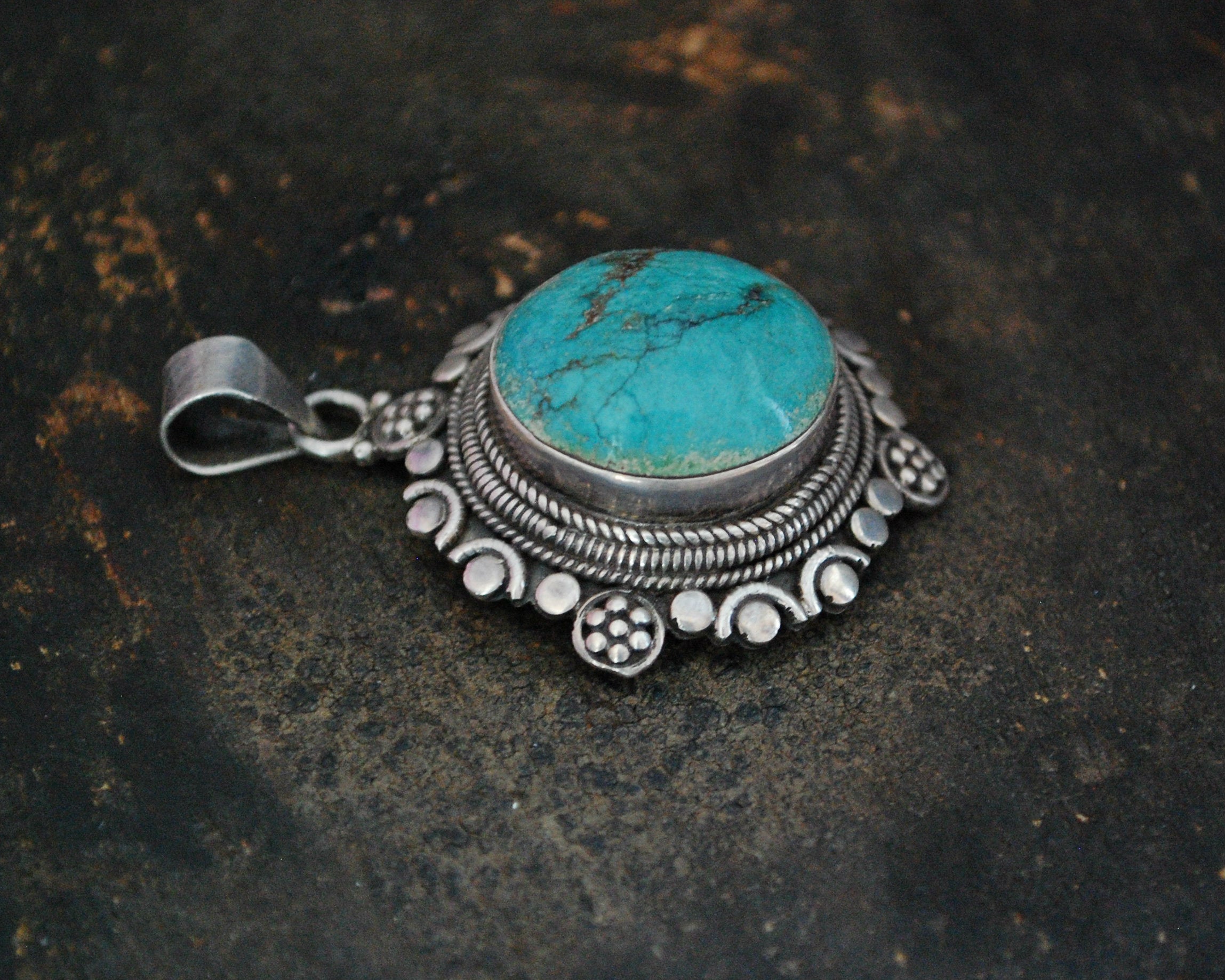 Turquoise Pendant from India