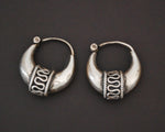 Ethnic Hoop Earrings with Wirework - SMALL