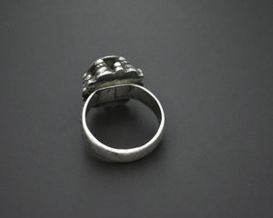 Afghani Lapis Lazuli Ring - Size 8.5