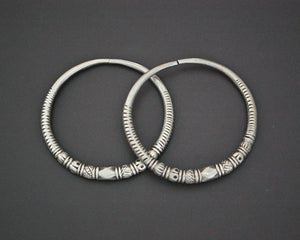 Afghani Hoop Earrings - LARGE