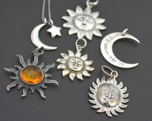 Celestial Sun Moon Pendant - Choose your pendant