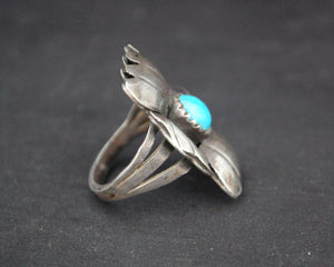 Native American Turquoise Ring - Size 7.5