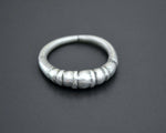 Vintage Tuareg Silver Band Ring - Size 8.5