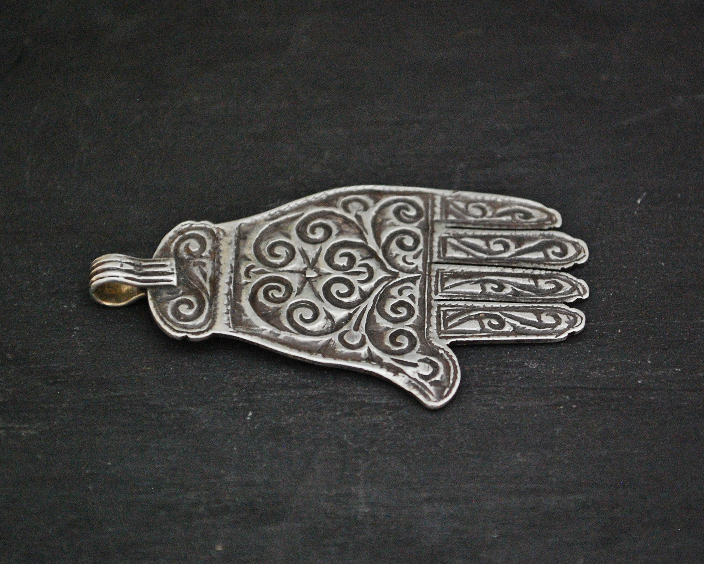 Old Berber Hamsa Pendant