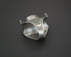 Gorgeous Nepali Turquoise Saddle Ring - Size 10