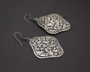 Nepali Repoussee Dangle Earrings