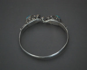 Balinese Dragon Bracelet with Chrysocolla - SMALL
