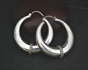 Ethnic Hoop Earrings from India - LARGE