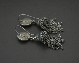 Silver Jhumka Earrings from India