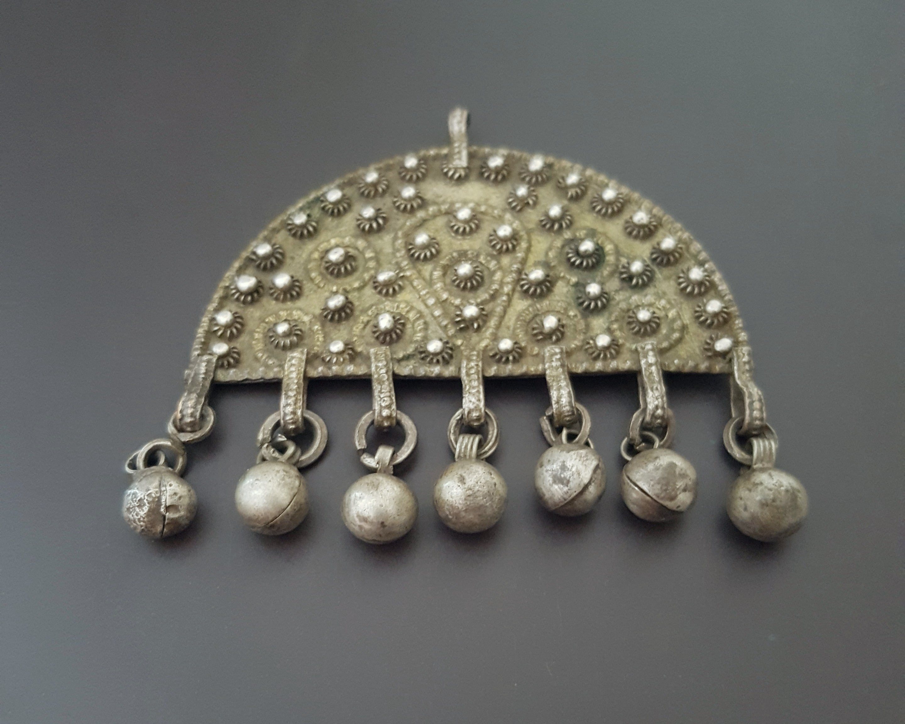 Antique Yemeni Pendant with Bells