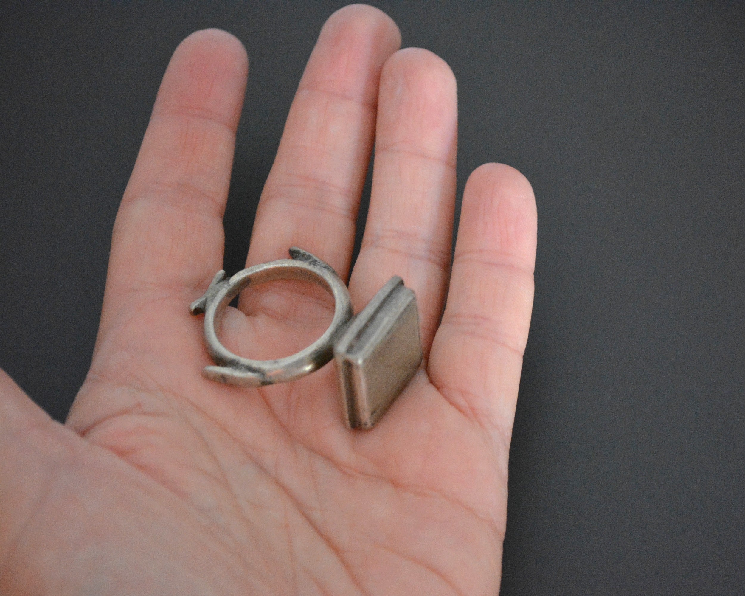 Large Indian Mens Ring - Size 11 - Andra Pradesh