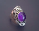 Amethyst Ring from India - Size 9