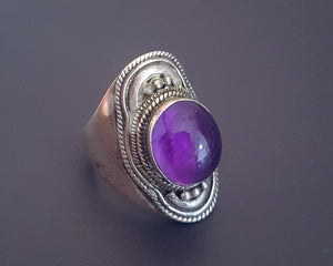 Amethyst Ring from India - Size 9