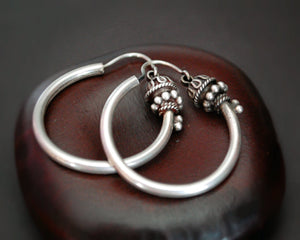 Ethnic Bali Hoop Earrings