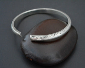 Ethnic Solid Bracelet with Carvings