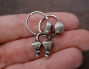 Tribal Indian Earrings from Gujarat