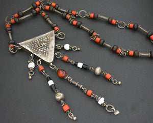 Egyptian Zar Amulet Box Beads Necklace