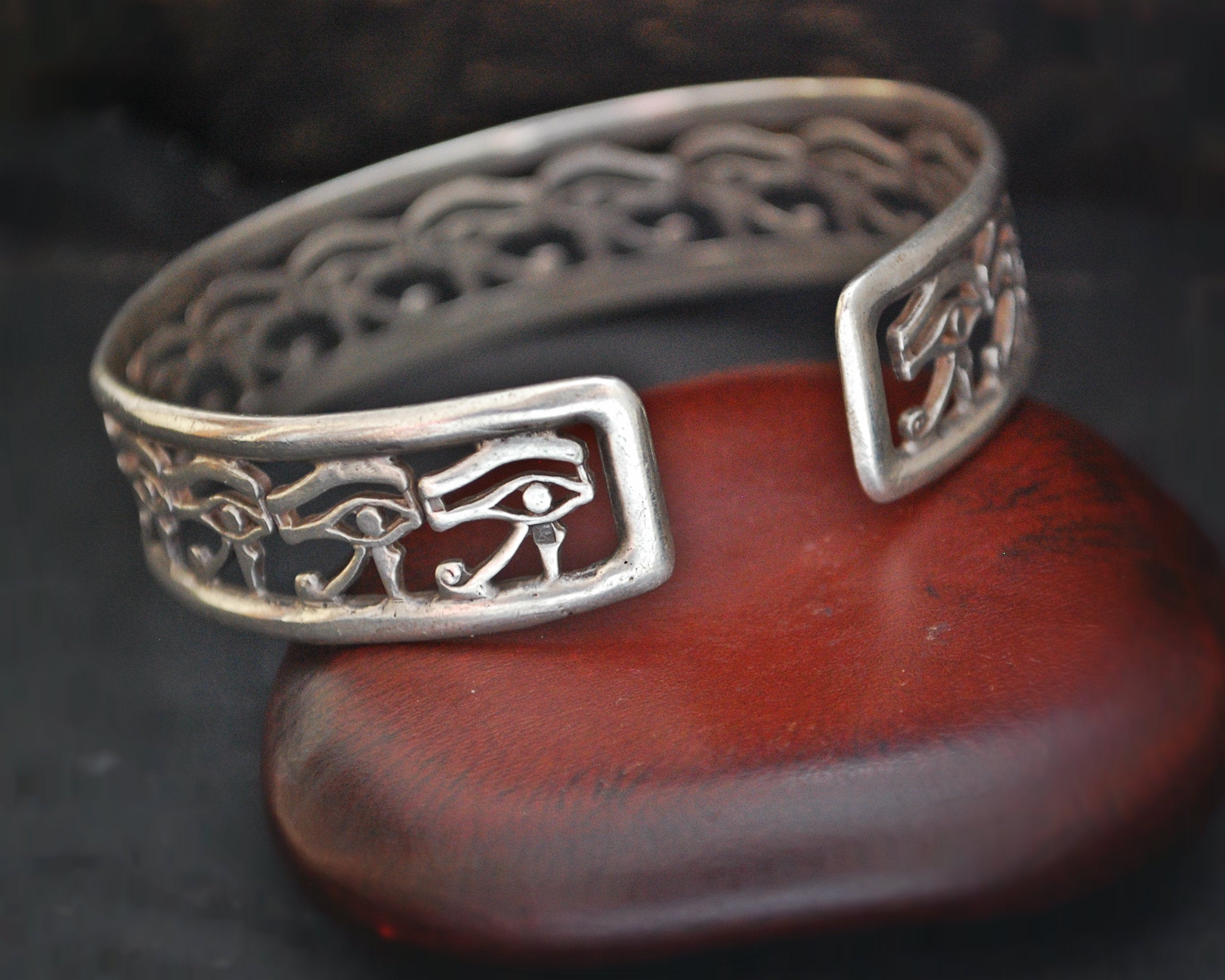 Egyptian Eye of Horus Cuff Bracelet