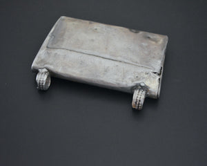 Large Omani Silver Gilded Hirz Amulet Pendant