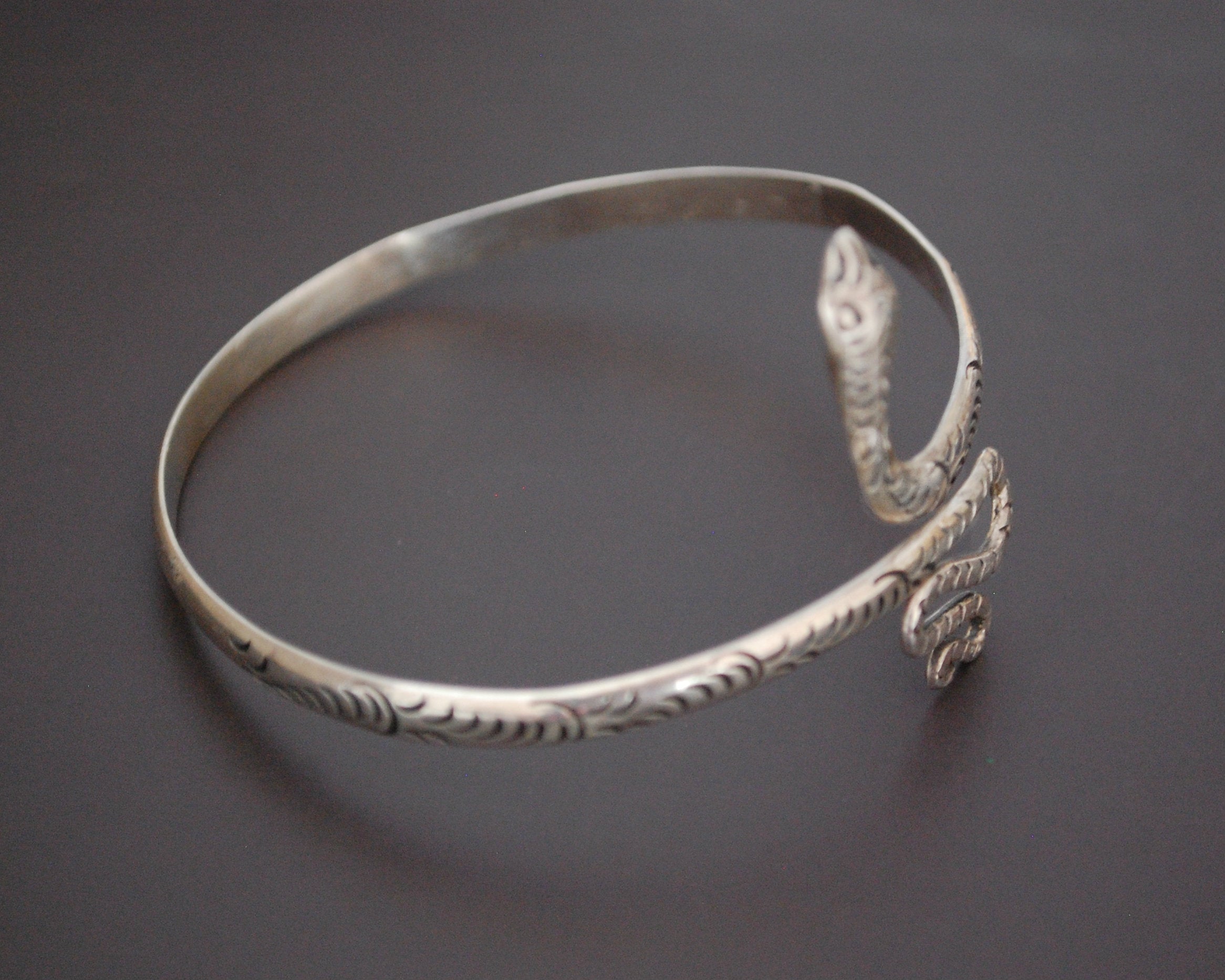 Sterling Silver Snake Bracelet - SMALL