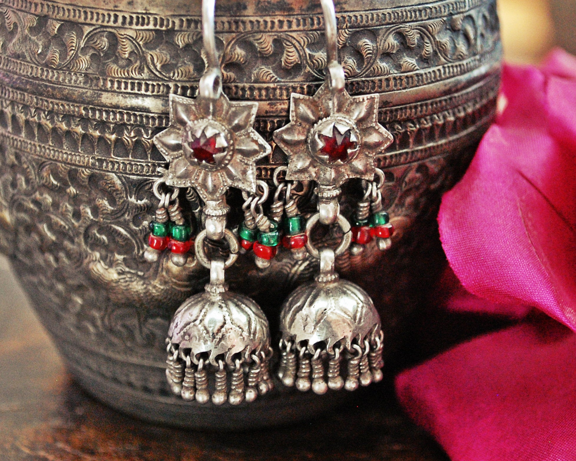 Tribal Kashmiri Jhumka Earrings