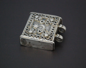 Omani Silver Box Amulet Pendant