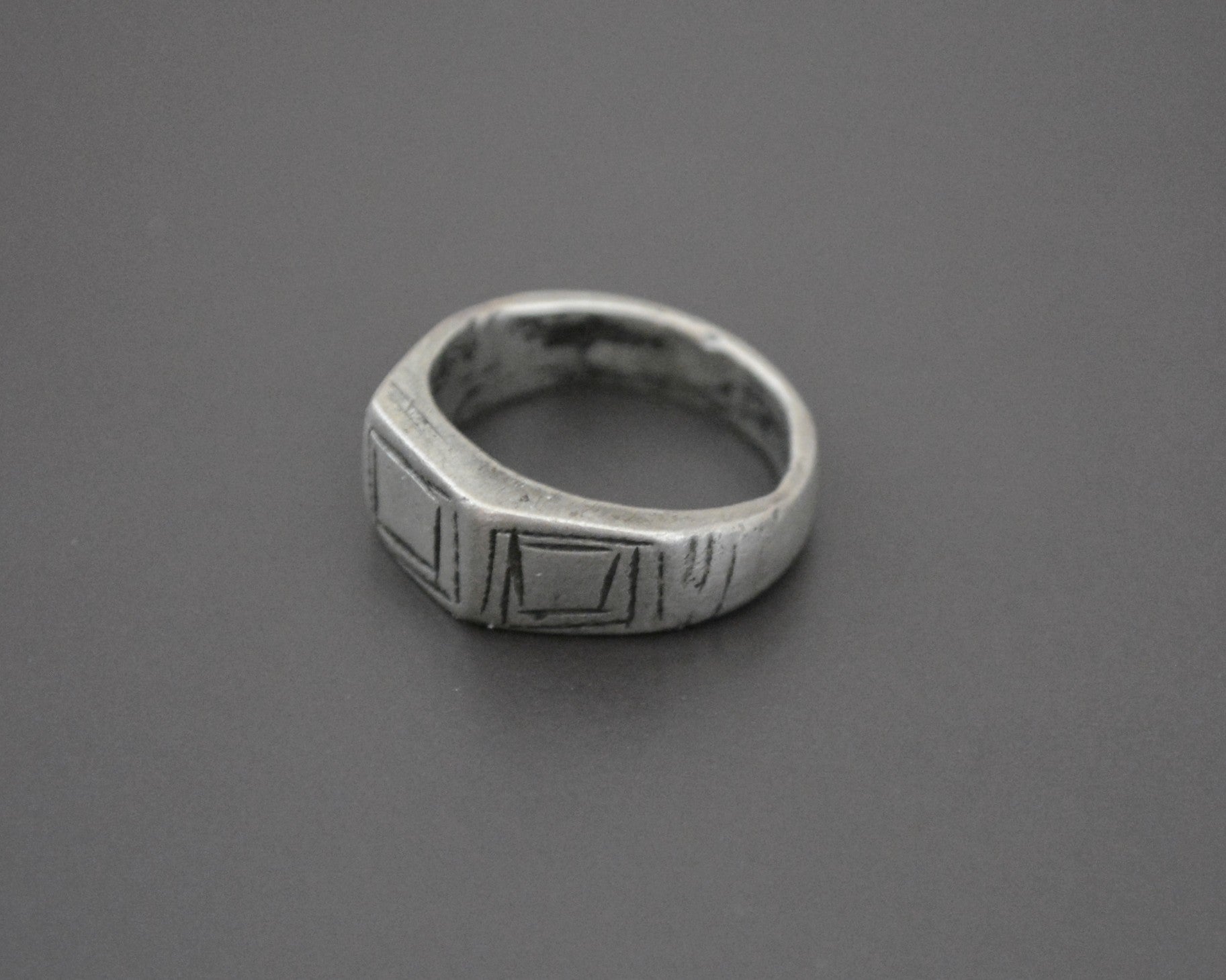 Berber Silver Band Ring - Size