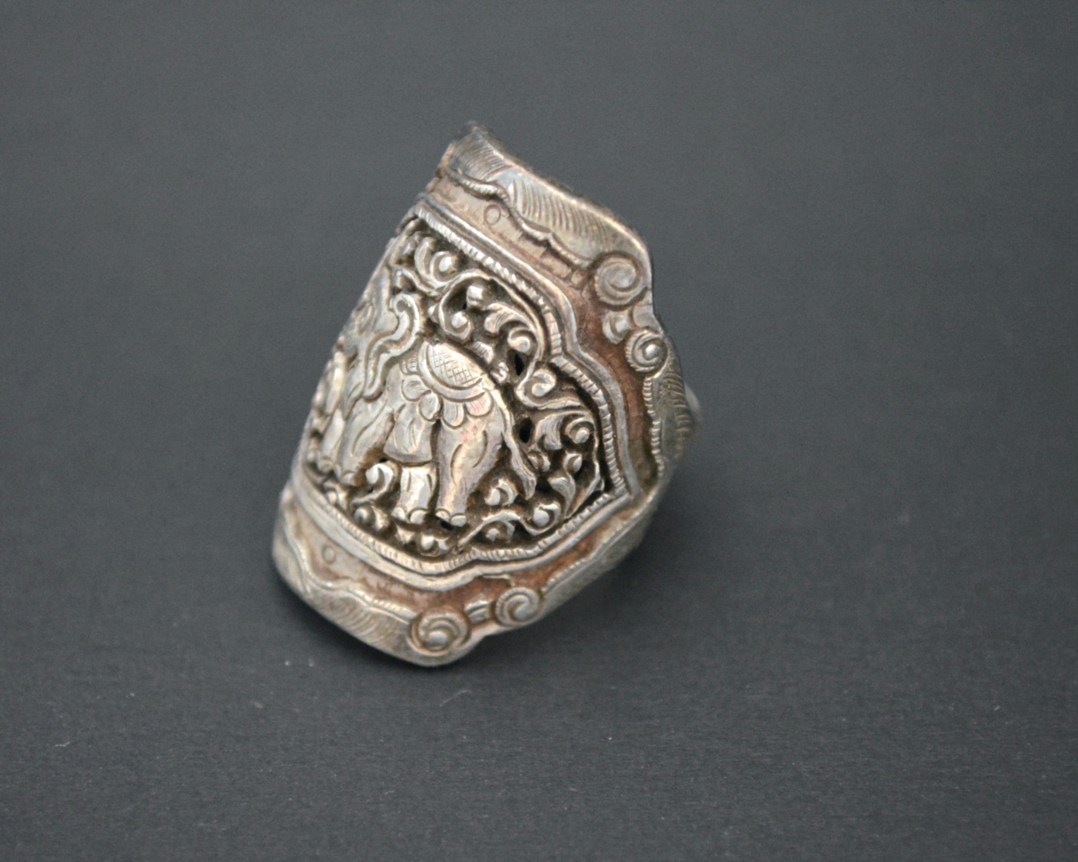 Nepali Tibetan Elephant Ring - Size 6.5