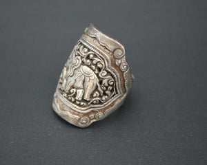 Nepali Tibetan Elephant Ring - Size 6.5