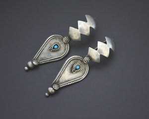 Afghani Earrings with Turquoise