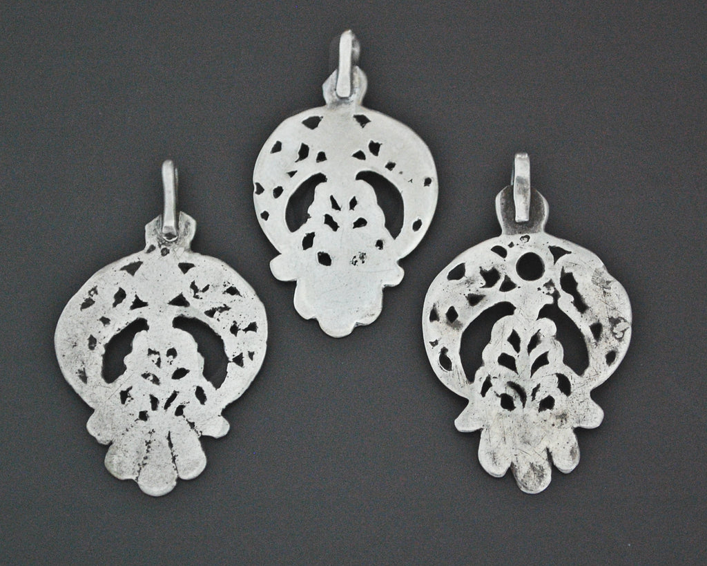 Set of Tunisian Old Silver Pendants