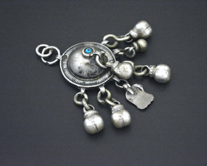 Egyptian Bahariya Oasis Silver Pendant with Dangles