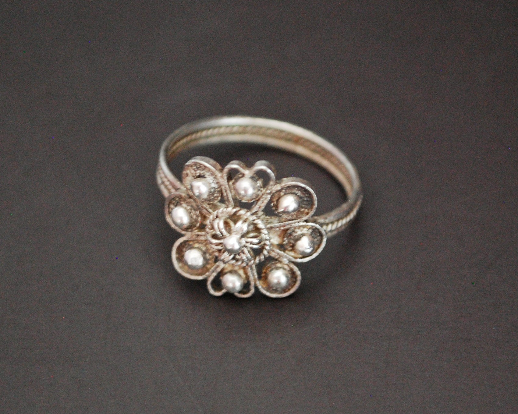 Old Croatian Filigree Ring - Size 7