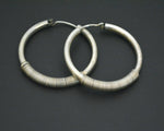 Ethnic Hoop Earrings with Wire Work