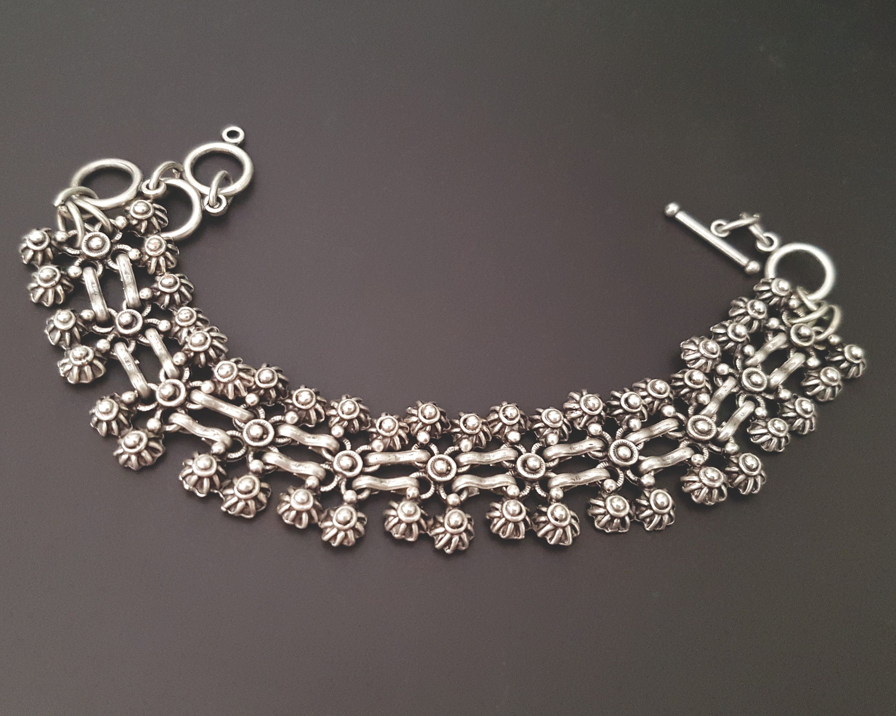 Rajasthani Silver Link Bracelet