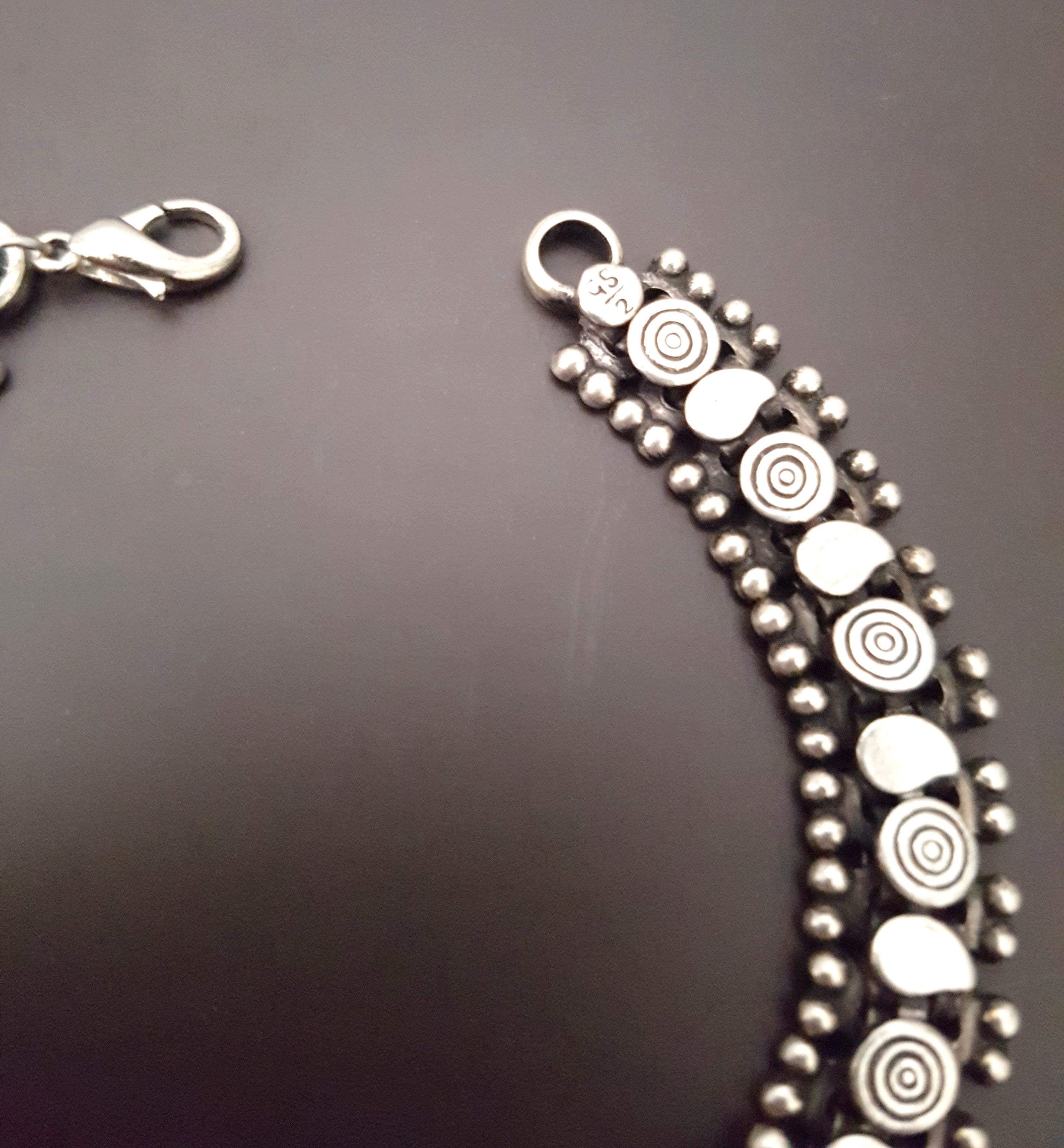 Rajasthani Sterling Silver Link Bracelet
