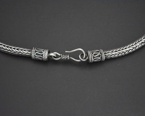 Bali Braided Snake Chain Necklace - Sterling Silver