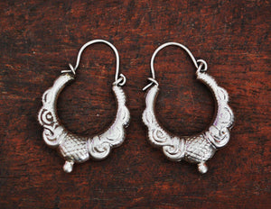 Ethnic Hoop Earrings - MEDIUM